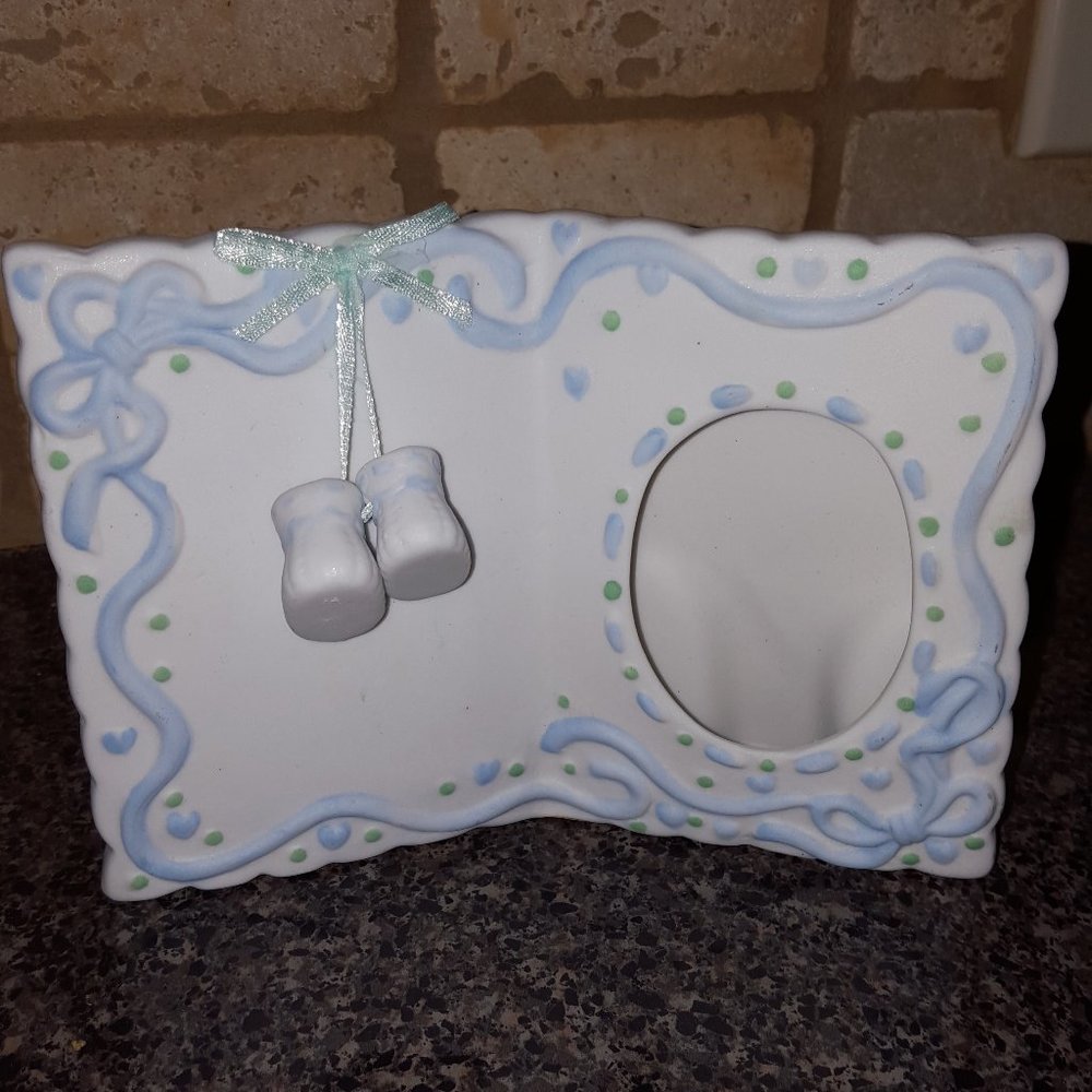 Ceramic picture frame